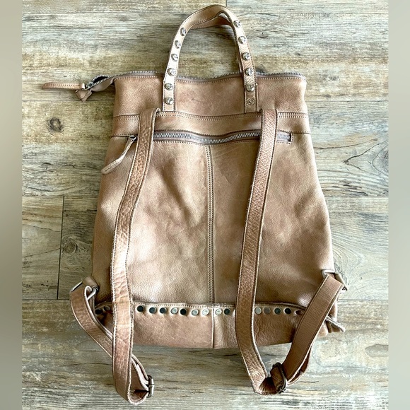 Free People Leather Stylish Backpack - Picture 1 of 3